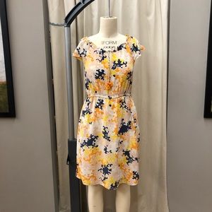 Printed silk dress